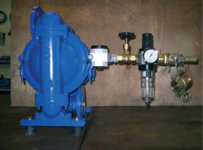 Compressed air-driven diaphragm pump